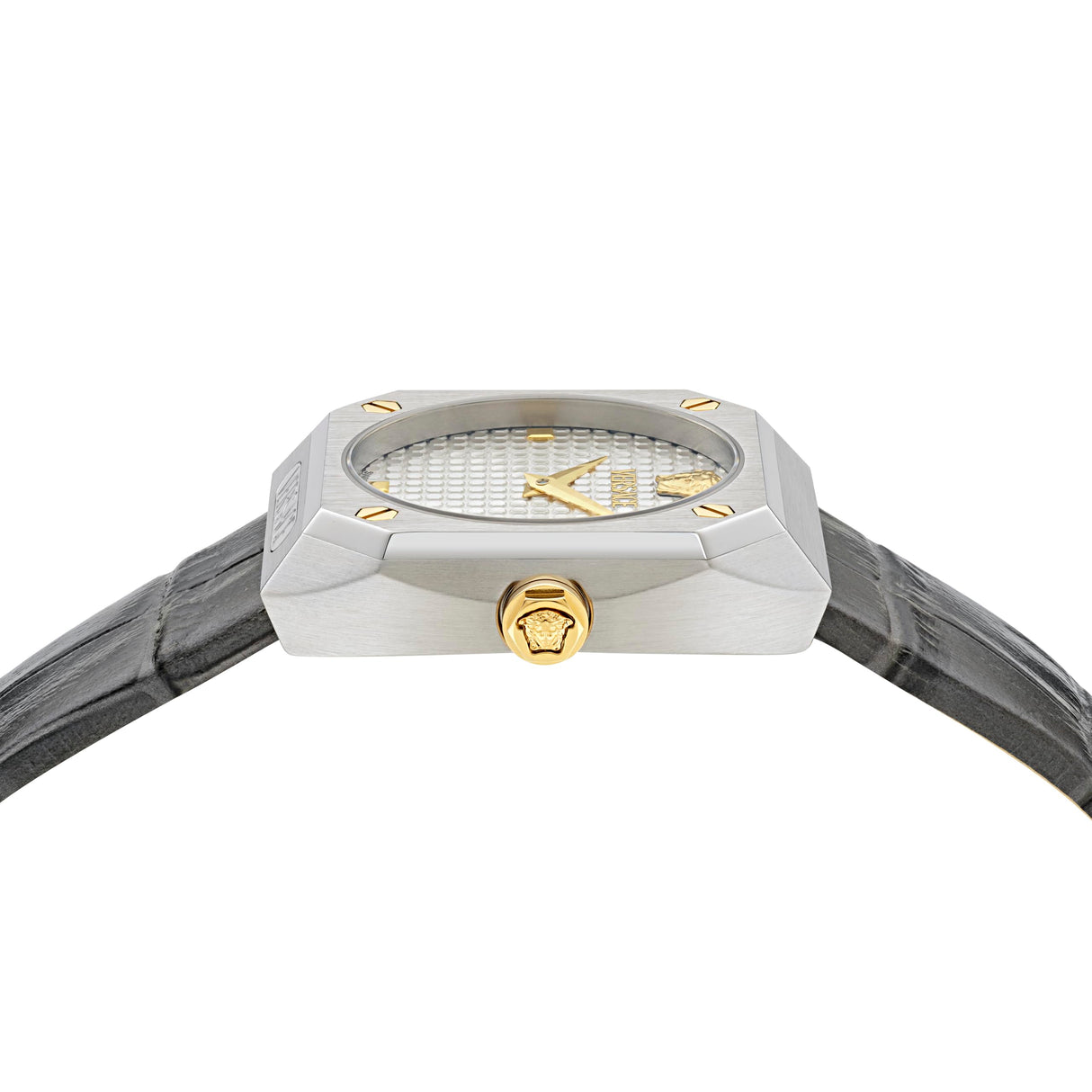 Versace Reloj Analógico para Mujer'S de Cuarzo Suizo con Correa en Cuero VE9E00124