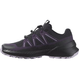 Salomon SPEEDCROSS PEAK, Zapatos de senderismo para Mujer, Black Nightshade Orchid Petal, 39 1/3 EU
