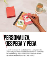 Canon SELPHY QX20: Impresora portátil de Fotos por Wi-Fi, sublimación de Tinta, 2 tamaños con Dorso Autoadhesivo, Carga USB-C. Blanco (Sin Tinta/Papel).