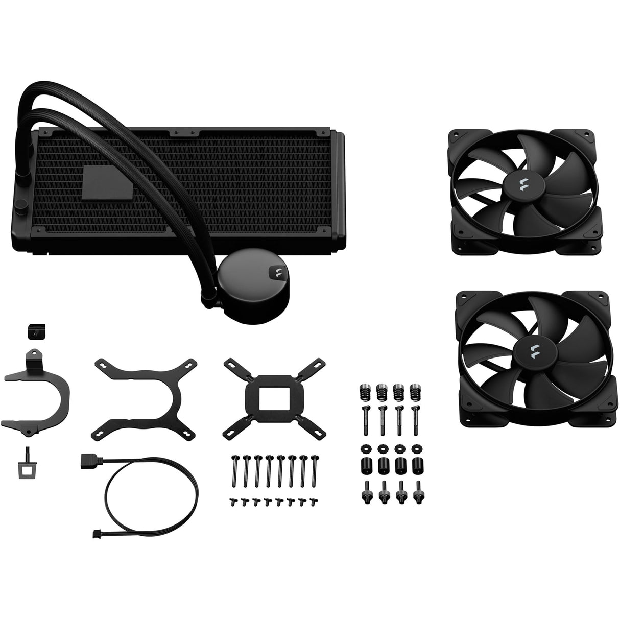 Fractal Design Lumen S28 Aspect 14 PWM x2 AIO CPU Liquid/Water Cooler