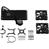 Fractal Design Lumen S28 Aspect 14 PWM x2 AIO CPU Liquid/Water Cooler