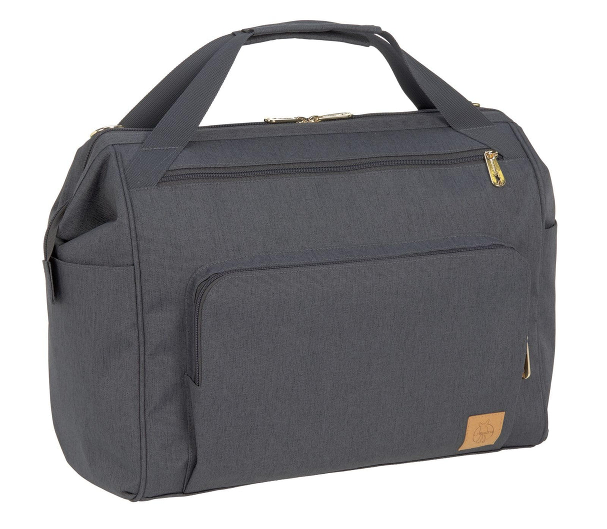 Lässig Goldie Twin Bag - Bolsa para pañales, bolsa de bebé, con función mochila incluida - antracita
