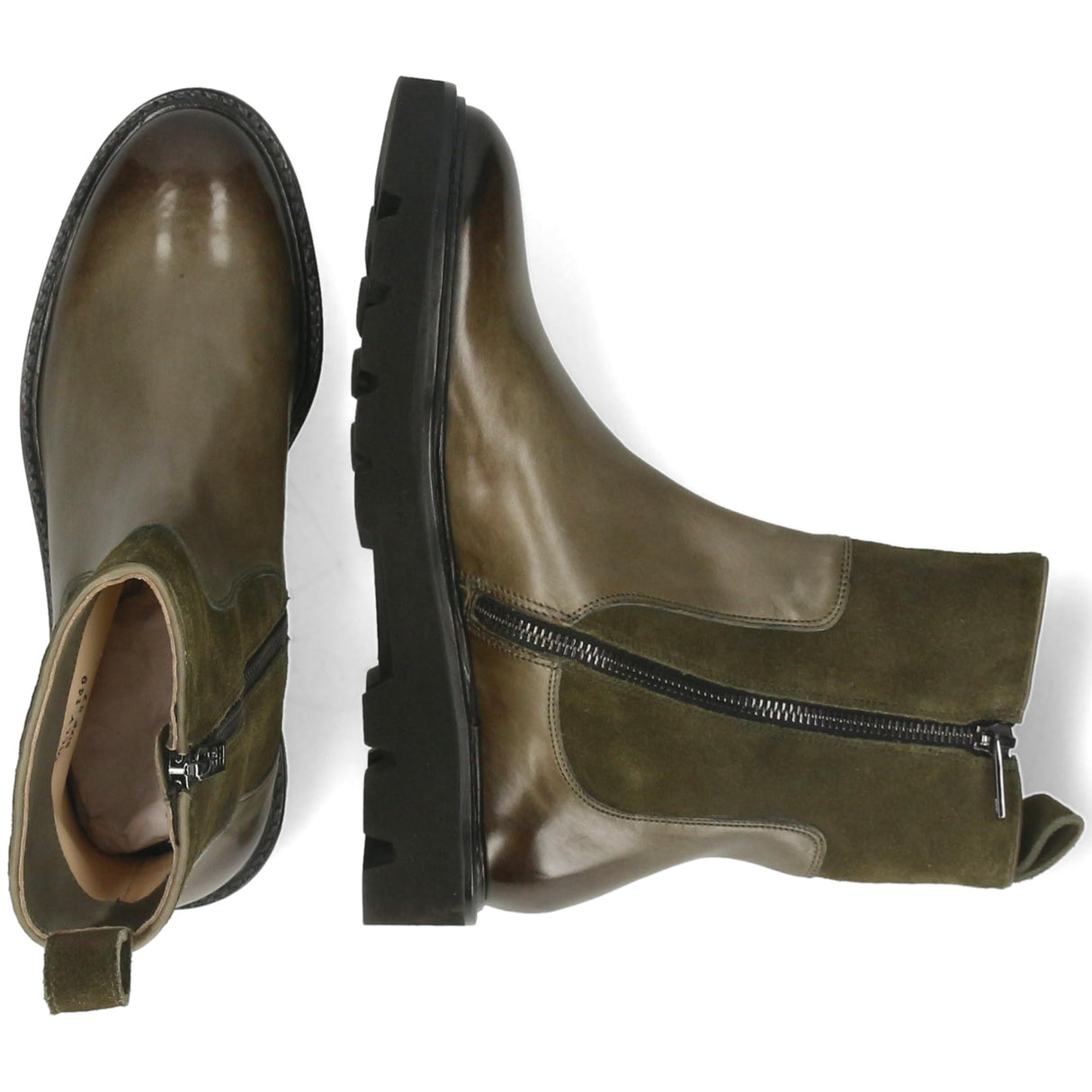 Melvin & Hamilton Sally 149, Botas Cortas al Tobillo Mujer, Verde, 37 EU Estrecho