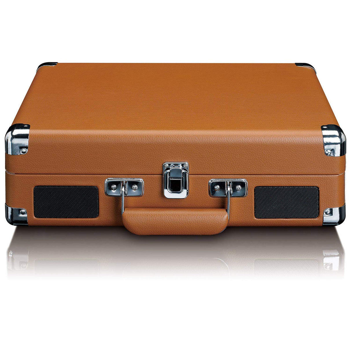 Classic Phono TT-10BN - tocadiscos de maleta con altavoces - función de apagado automático - 3 velocidades - transmisión por correa - AUX - salida de línea - marrón
