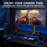 Twisted Minds Monitor para Gaming, Pantalla de 49 Pulgadas Fast IPS - Resolución 5120 x 2880 FHD, frecuencia actualización 75 Hz, relación Aspecto 16:9, Tiempo Respuesta 1 ms - Negro (TM492K75IPS)