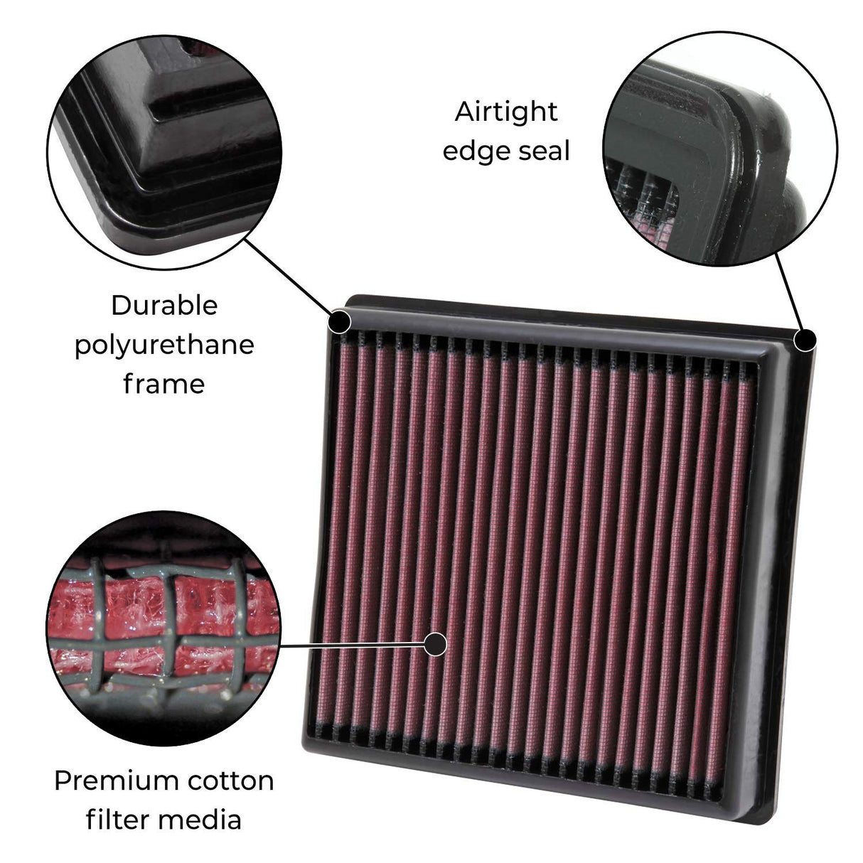 K & N Filters e-0658 K & N – Filtro de aire