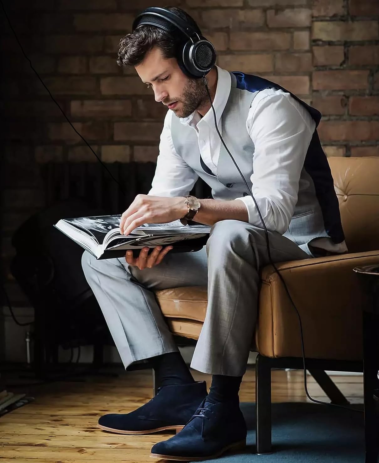 Philips Fidelio X2 Auriculares con Cable de Alta resolución, acústicos y Abiertos por detrás, transductores LMC de neodimio de 50 mm, Almohadillas de Espuma con Memoria de Terciopelo de Lujo - Negro