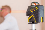 STANLEY FATMAX FMHT1-77416 - Nivel láser de luz roja vertical de 360 grados y punto
