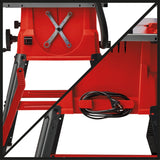 Einhell Sierra circular de mesa TC-TS 2025/3 eco (máx. 2000 W, tope angular, tope paralelo, conexión de aspiración en la carcasa y protección de hoja de sierra, incl. hoja de sierra de metal duro)
