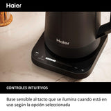 HAIER Hervidor de Acero Inoxidable, Ahorro de Energía, 7 Ajustes de Temperatura, Función Mantener Caliente, Hervir para una Taza, 1.7L, 2200W [I-Master Series 5]