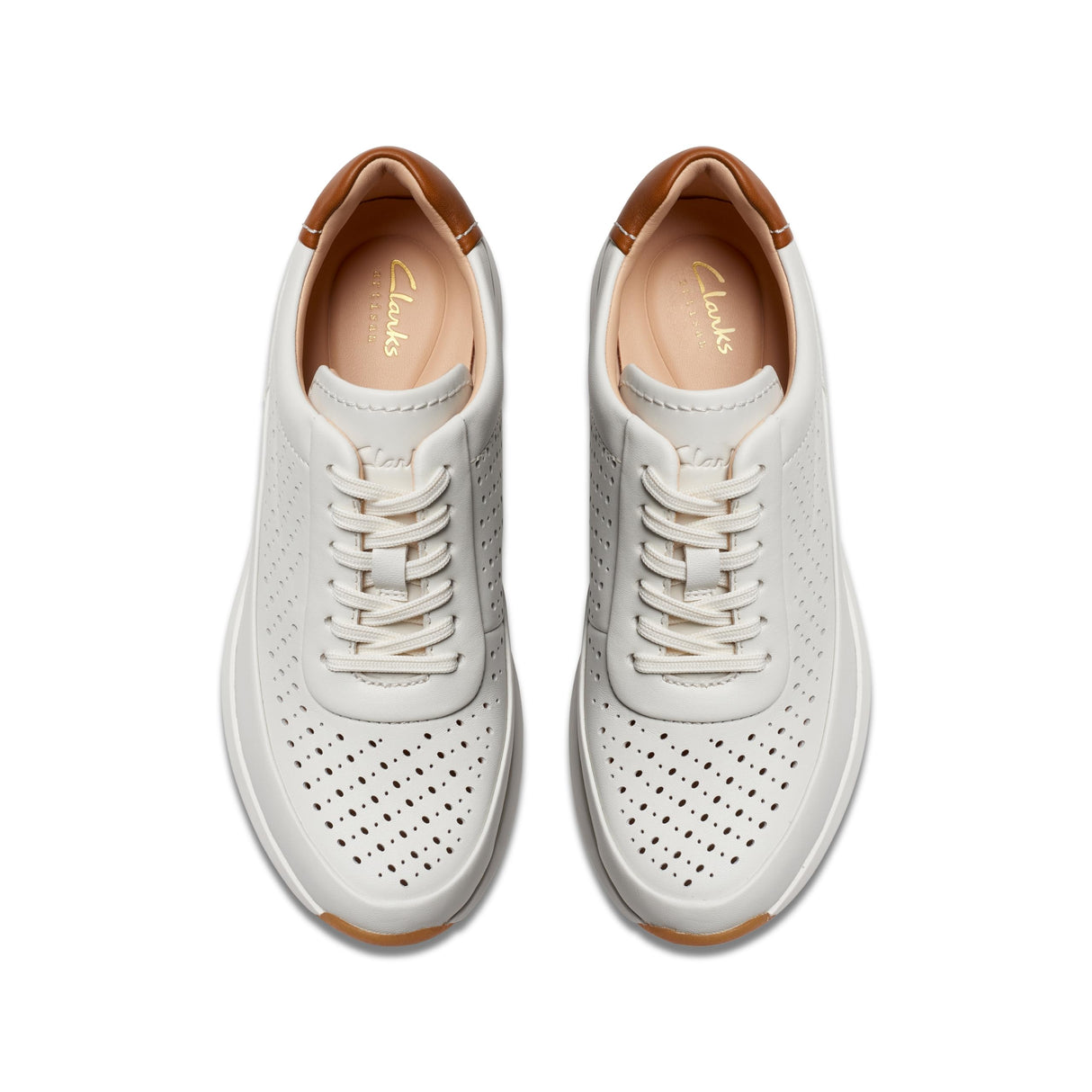 Clarks Tivoli Grace, Zapatillas Mujer, Off White Lea, 39 EU