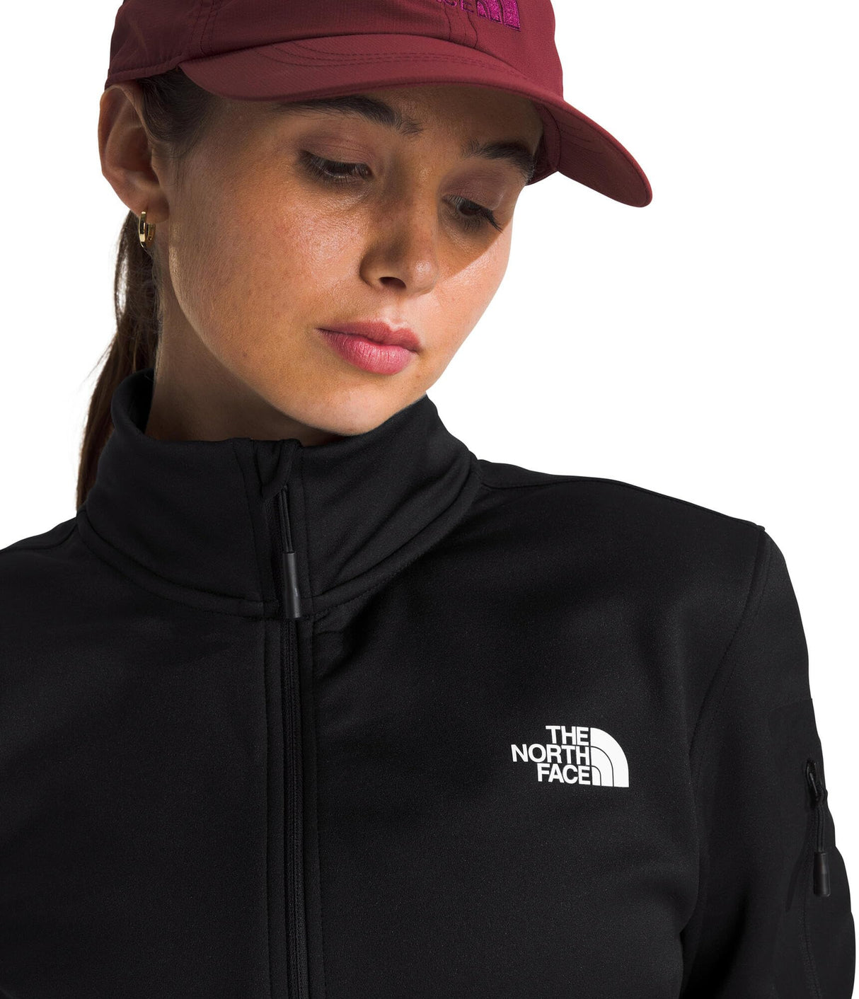 THE NORTH FACE NF0A8BRKKX7 W MISTYESCAPE Fleece Sweatshirt Mujer TNF Black/TNF Black Tamaño M