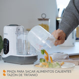LIONELO BABYMENU Procesador de Alimentos para Bebés Multifuncional 300 4 Programas Cocer al Vapor, Batir Calentar Descongelar, Recetas Online
