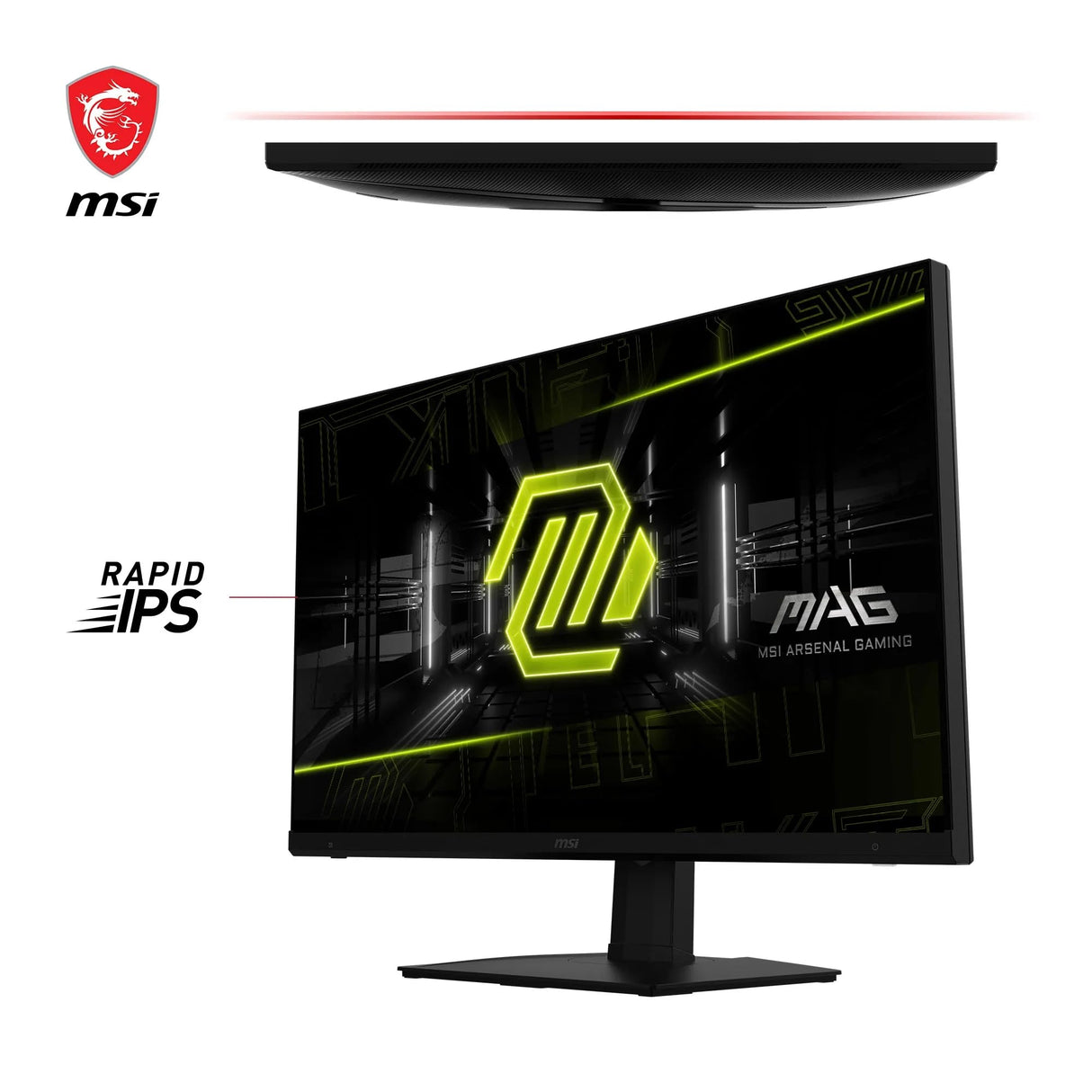 MSI mag 322UPF Monitor UHD Gaming 32", Panel IPS rápido 3840x2160, GtG 160 Hz/1 ms, sRGB 125,7%, diseño sin Marcos, DisplayHDR 400, DP 1.4a, USB Type-C (DP alt., c/DP de 90 W), HDMI