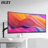 MSI Modern MD342CQP Monitor Curvo de 34'' UWQHD 1500R - Panel VA 3440 x 1440, KVM, Pip/PBP, Amplia, Altavoces Integrados, Ajustable en 3 direcciones - HDMI 2.0b, DisplayPort (1.4a)