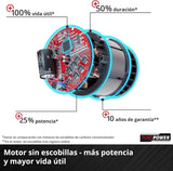 Einhell Professional Cortasetos con batería GP-CH 18/61 Li BL-Solo Power X-Change (18 V, sin escobillas, Longitud de Corte 61 cm, Sistema antibloqueo, Incl. carcaj, sin batería)