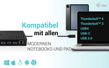 Hub USB i-Tec CATRIPLE4KDOCKPD2