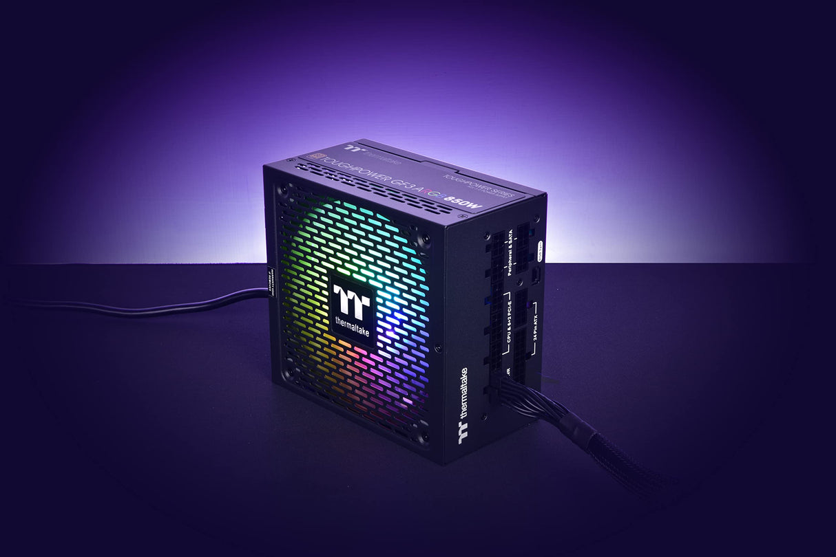 Thermaltake Toughpower GF 3 ARGB 750W | PC ATX 3.0 Power Supply | PCIe Gen 5.0 | 80-Plus-Gold | Fully Modular | Quiet 140 Fan | EU Certified | Black
