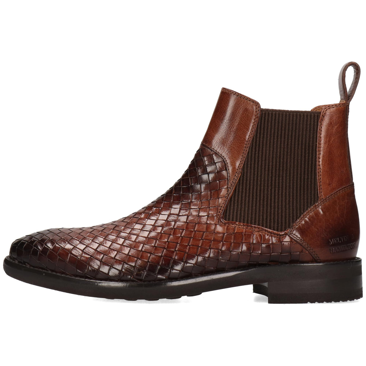 Melvin & Hamilton Brad 9, Botas Estilo Chelsea Hombre, marrón, 41 EU Estrecho