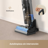 dreame H12S Aspiradora en Seco y Húmedo, 16000Pa Potencia Aspiradora Escoba Sin Cable, Múltiples Modos de Limpieza, Secado con Aire Caliente, Detección Inteligente de Suciedad, Negro