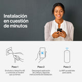 Linksys Velop Pro WiFi 6E Mesh System MX6201-KE Router Cognitive Mesh con Banda de 6 GHz y 5.4 GB/s, Cobertura para Casas de hasta 275 m² y 200 Dispositivos, Paquete de 1 Unidad