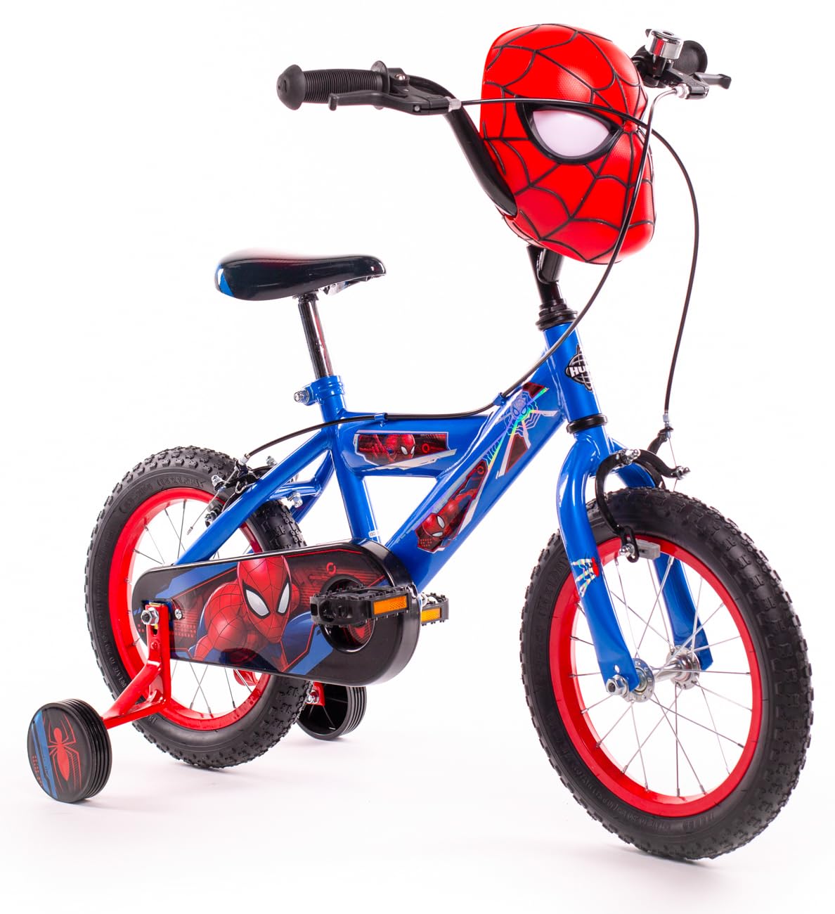 Huffy Bicicletta Bicicleta de 14 Pulgadas Marvel Spiderman Luxury, Bebés niños, Turquesa, 16 pollici