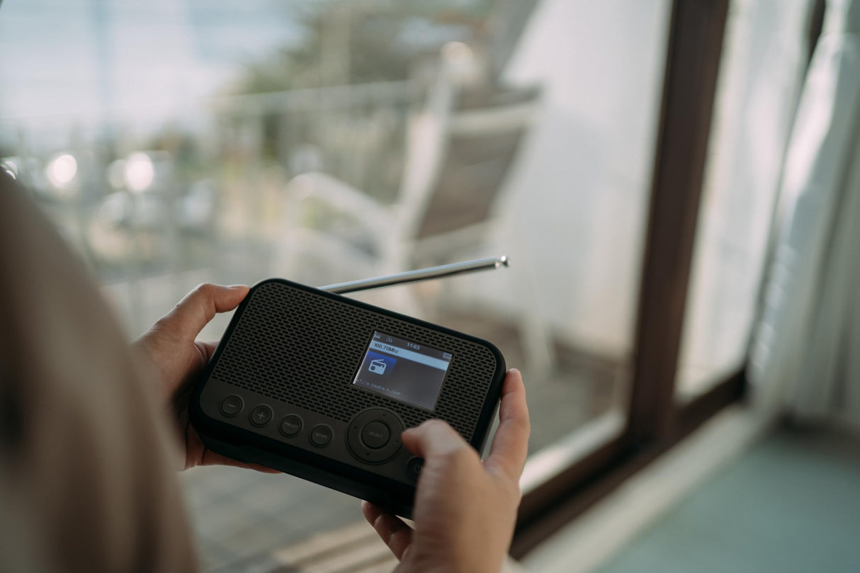 Sangean WFR-39 Radio por Internet con Dab+, FM, WiFi Gris-Negro