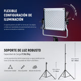 NEEWER 2 Pack 660 Pro RGB PANEL LED Video Luz con App Control Soporte Kit 360° Full Color 50W Dimmable Bicolor 3200K~5600K Video Iluminación CRI 97+ para Gaming/Streaming/Zoom/Youtube/Webex/Fotografía