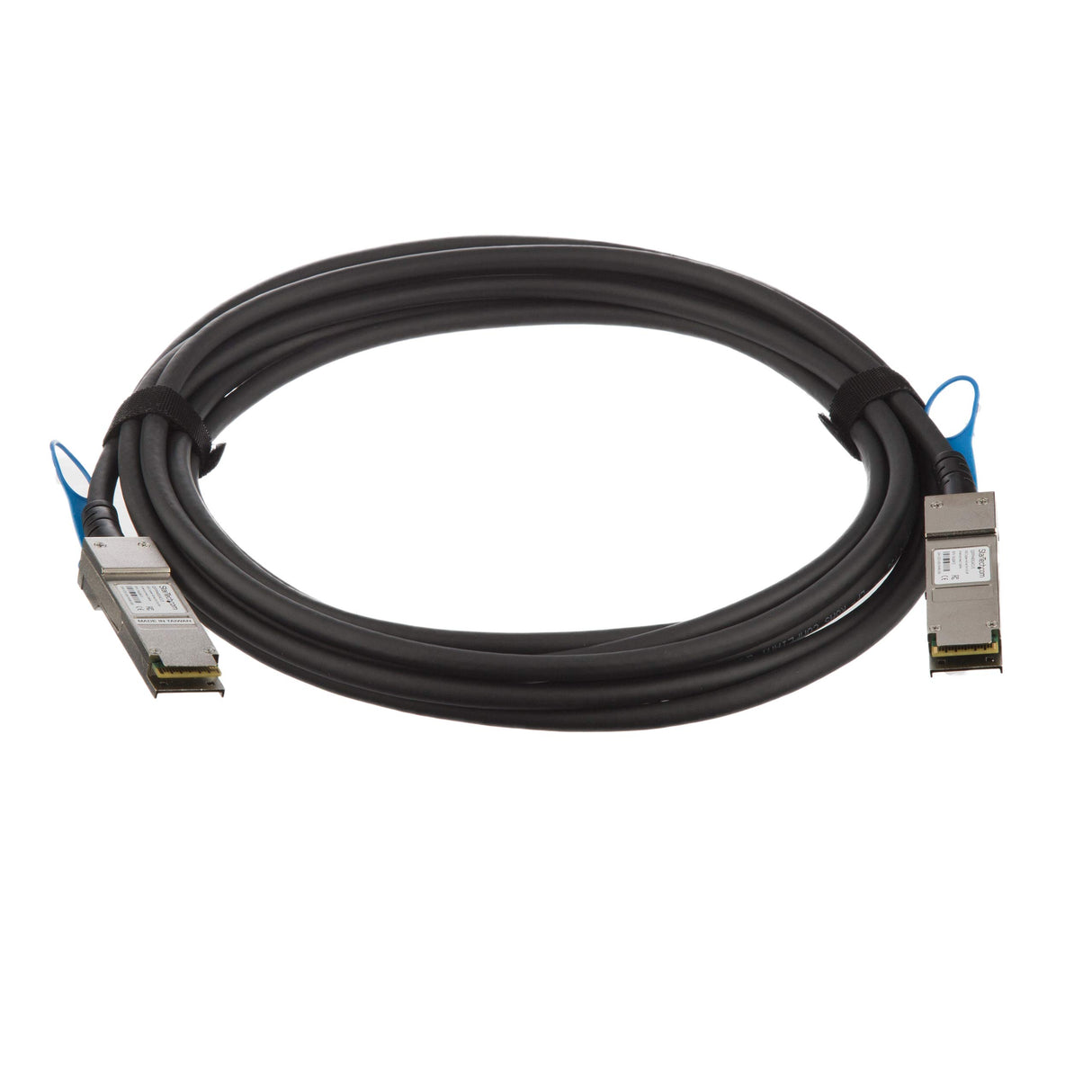 StarTech.com Cable de 5m Twinax Direct Attach QSFP+ a QSFP+ - 40G Compatible con Cisco QSFP-H40G-ACU5M - DAC de Cobre 40 GbE - Activo de Bajo Poder 40 Gbps - Firepower ASR1000 ASR9000 (QSFPH40GACU5)