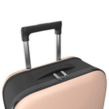 Rollink Vega II Maleta de Viaje con Ruedas, el Original con innovadora tecnología Plegable (Pendiente de Patentes), Rose Smoke, Cabin S - 55x40x23cm, Casual