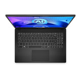 MSI Modern 15 H AI C1MOG-211XES - Ordenador portátil 15" (Intel Core Ultra 7 Processor 155H, RAM 32Gb, 1TB SSD, Free Dos), Teclado QWERTY español