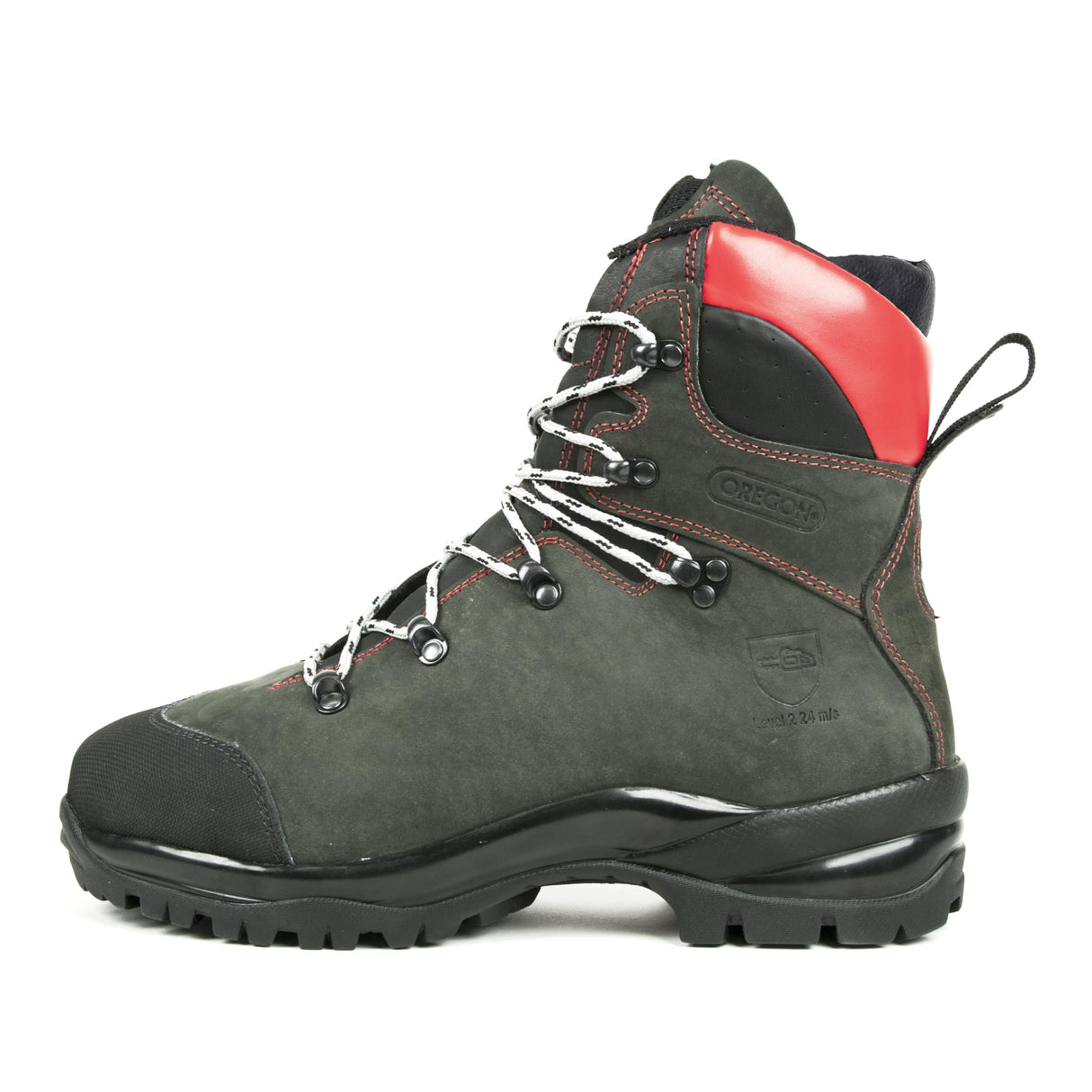 Oregon Botas de Seguridad Fiorland para Trabajos con Motosierra, Botas Impermeables con Protección Clase 2, EPI de Seguridad, Resistentes al Calor y al Frío, Máxima Comodidad - Talla EU 42 (UK 8)