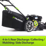 Murray EQ2-300 Cortacésped manual 2 en 1 de 16 pulgadas/41 cm a Gasolina, con Motor 300E Briggs & Stratton