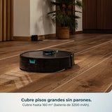 Cecotec Robot Aspirador con Navegación Giroscópica y App Conga M50 X-Treme. 7000Pa, Barre, Aspira, Friega y Pasa la Mopa, Autonomía 160mins, Sensores Anticaídas, Cepillo Multifunción, TotalSurface