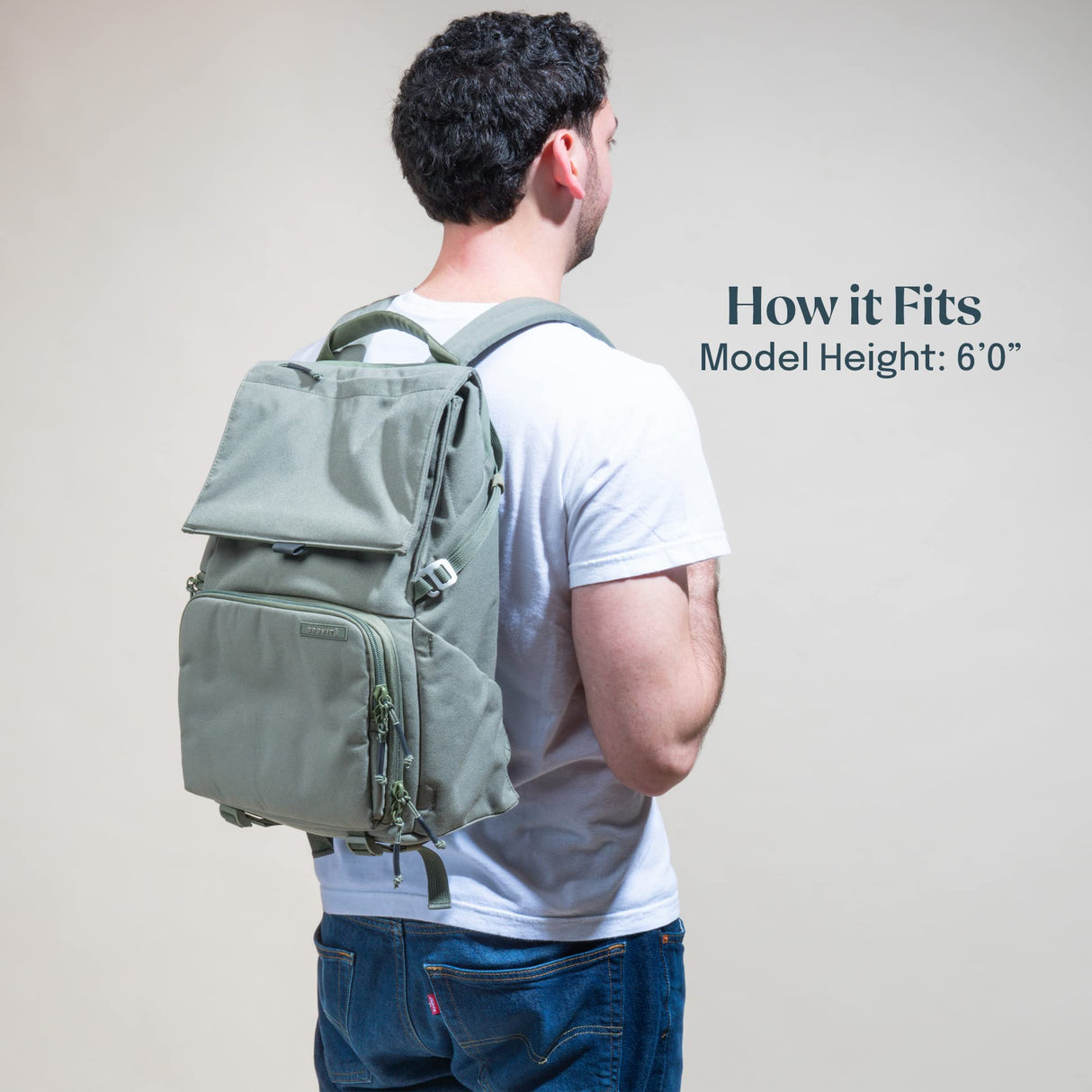 BREVITE The Runner Mochila, Verde, 18L US Unisex Adulto