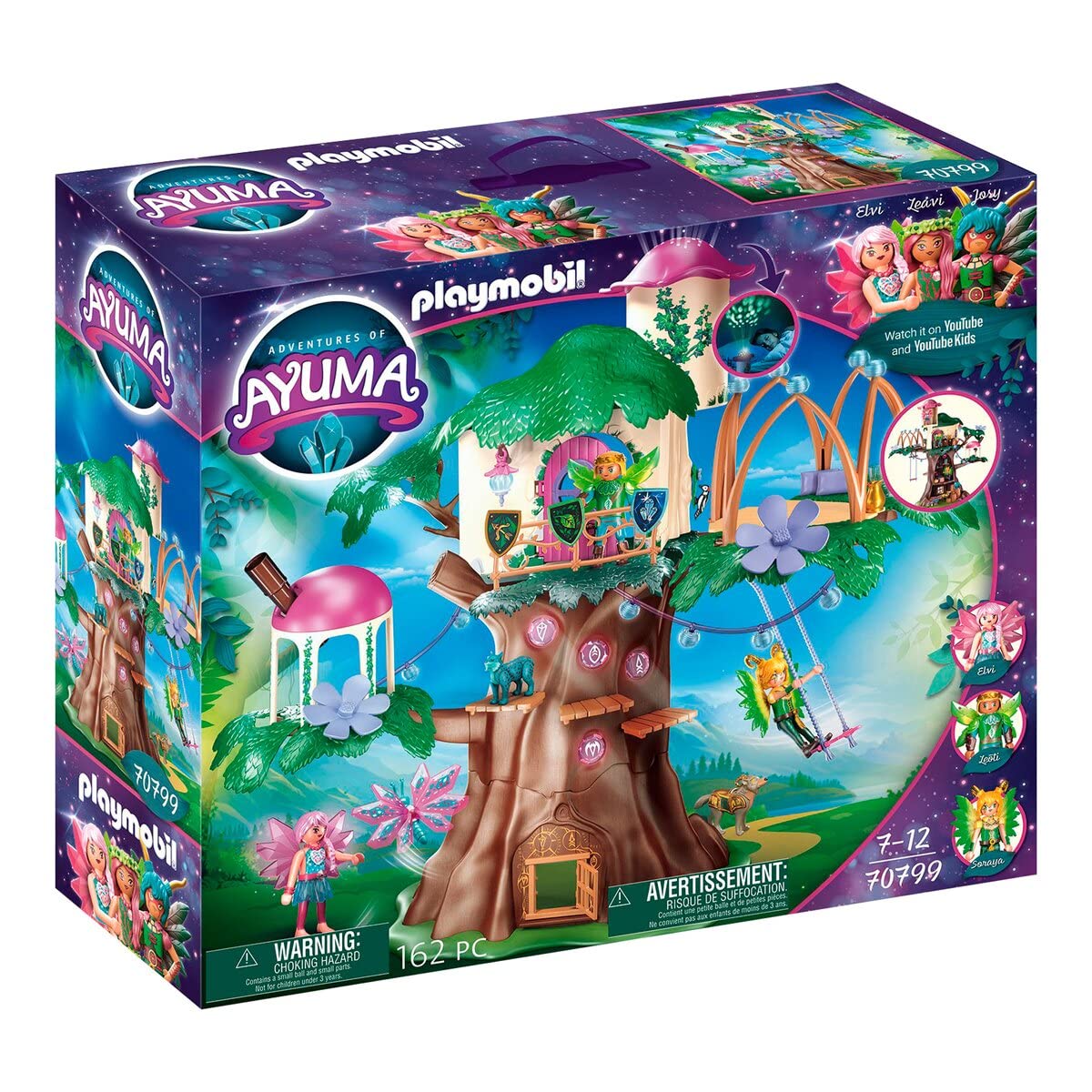 PLAYMOBIL Adventures of Ayuma 70799 Árbol de la Comunidad, con Efecto de luz, A Partir de 7 Años