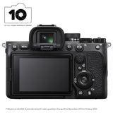 Sony Alpha 7 IV - Cámara sin espejo de fotograma completo (33 MP, enfoque automático en tiempo real, 10 fps, 4K60p, pantalla táctil multiángulo, batería Z de gran capacidad), Color Black