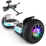 SISIGAD Hoverboard SUV y Kart,con Bluetooth, Hoverboards Todo Terreno 8.5" Hummer, Mejor Regalo para Niños