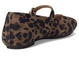 Fitflop Delicato Leopard Suede Mary Janes, Zapatos Planos Jane Mujer, Mezcla de Chocolate, 39 EU Estrecho