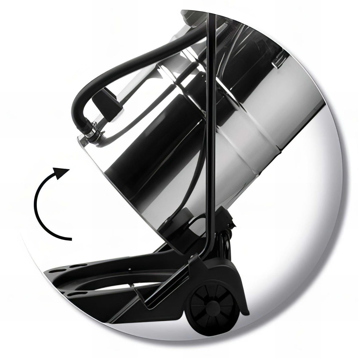aspiraso LIDI y líquidos 2 x 1200 W 60 L Acero Inoxidable