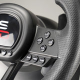 Subsonic Volante de carreras Superdrive GS650X con cambio manual, 3 pedales y levas de cambio para Xbox Serie X/S, PS4, Xbox One (programable)