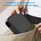 Mini Proyector【Netflix Oficial/Dolby Audio】con Altavoz BT, 15000L Proyector Portatil 4K Soporte WiFi Bluetooth, Proyector de Cine 1080P Full HD para Android/iOS/PS5