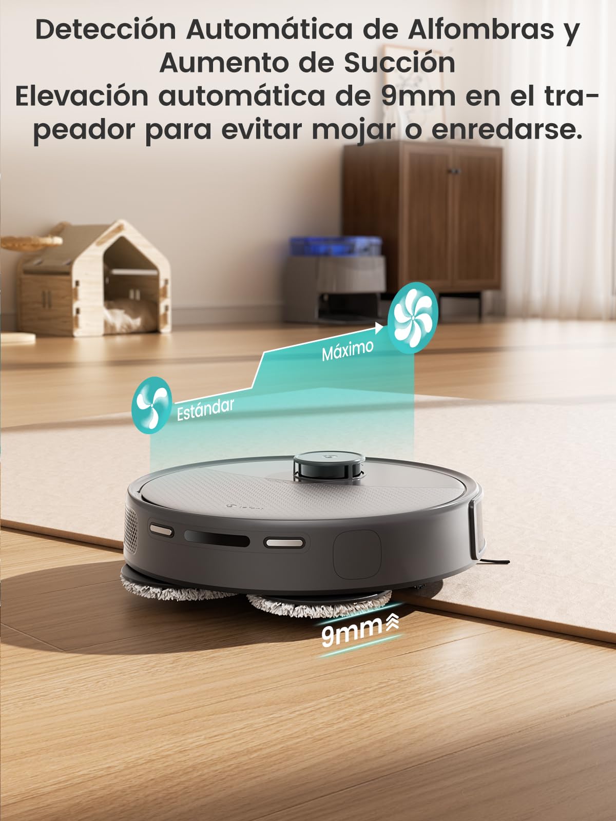 LEFANT M3 MAX Robot Vacuum Cleaner and Floor Scrub with Self-Empty Base, 20000 Pa, 210 mins, dToF Laser Navigation, Elevated Rotating Mops, Obstacle Evasion PSD, 5G WiFi/App/Alexa