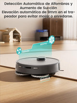LEFANT M3 MAX Robot Vacuum Cleaner and Floor Scrub with Self-Empty Base, 20000 Pa, 210 mins, dToF Laser Navigation, Elevated Rotating Mops, Obstacle Evasion PSD, 5G WiFi/App/Alexa