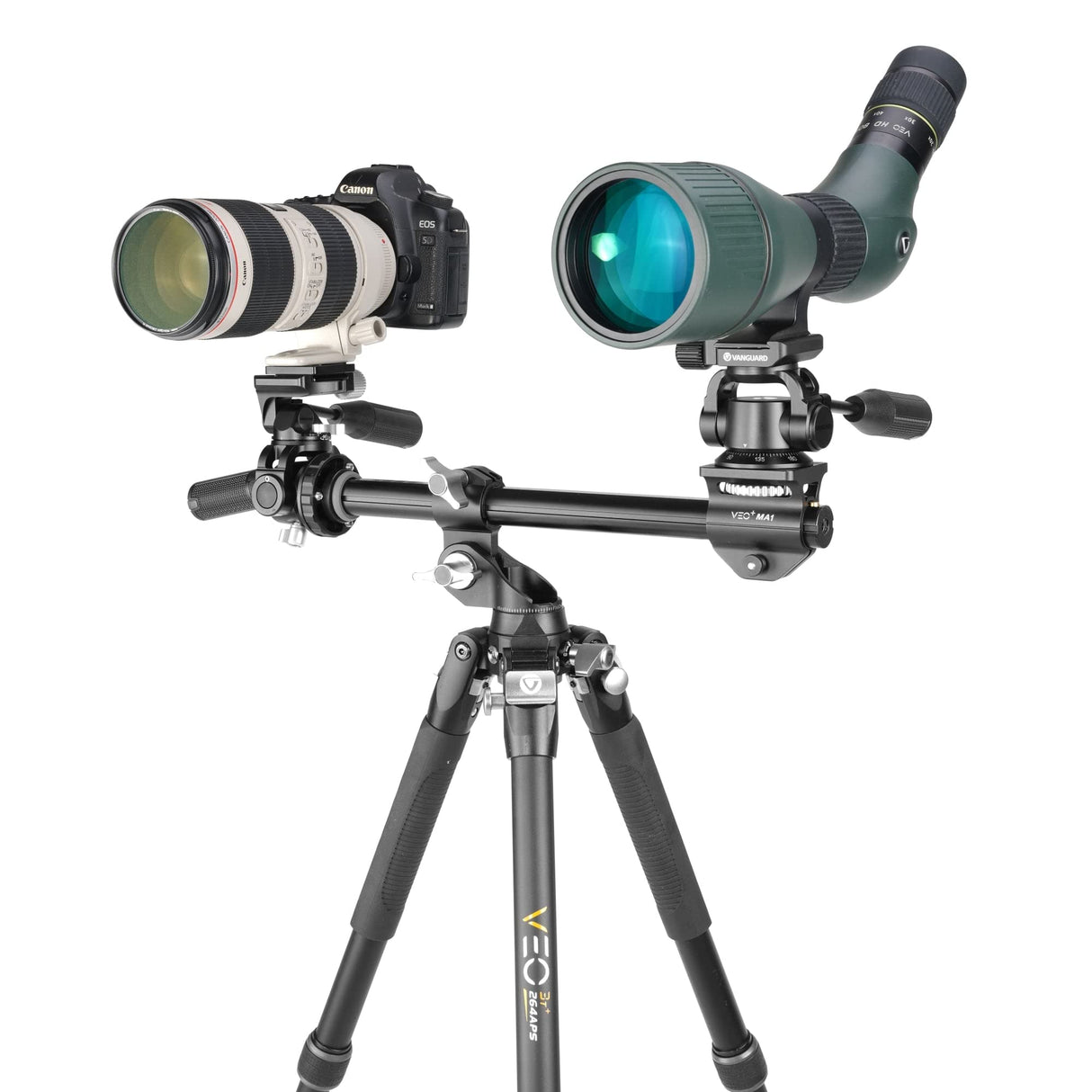 Vanguard Veo 3T+ 264APS - Trípode descentrable y Plegable rótula 3 vías