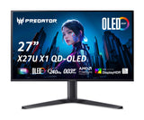 Predator X27U X1 - Monitor para Videojuegos (26,5", WQHD, Quantum Dot OLED, 240 Hz, 0,03 ms(GTG), DP 1.4, 2 x HDMI 2.1, Altura Regulable, FreeSync Premium Pro