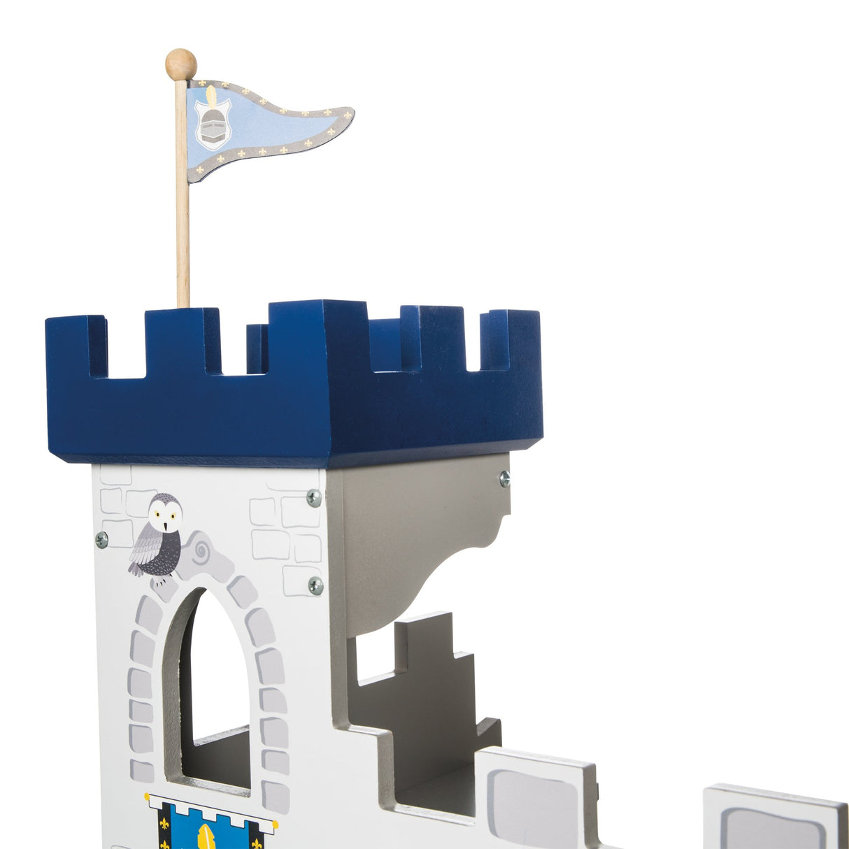 roba Gran Castillo 3 en 1 Divisible en dos Castillos - Juego de Construcción de Madera - Desde los 3 años