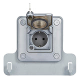 Toma de empotrarrecarga vehiculo electrico Legrand 077857 2P+TT Green UP 3.2 kVA