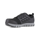 Reebok Work IB1031 S1P Excel - Zapatos de Trabajo Deportivos con Puntera de Aluminio, 45, Negro/Gris