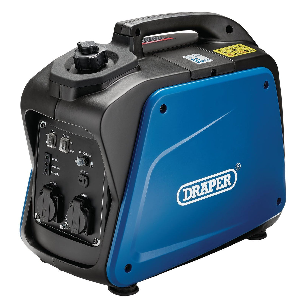 Draper dgi2000 Generador Eléctrico de Gasolina, color azul